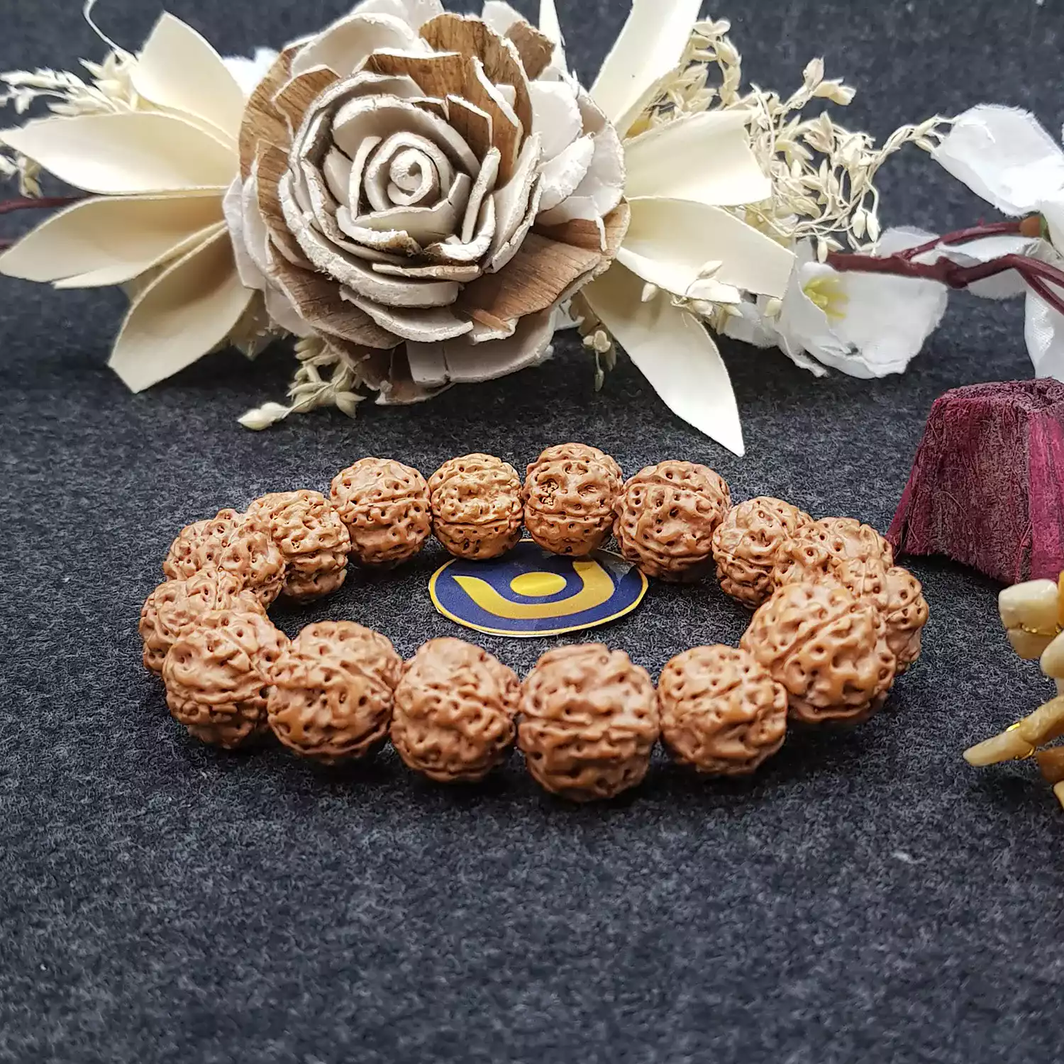 5 Mukhi Premium Rudraksha Bracelet - For Holistic Wellness