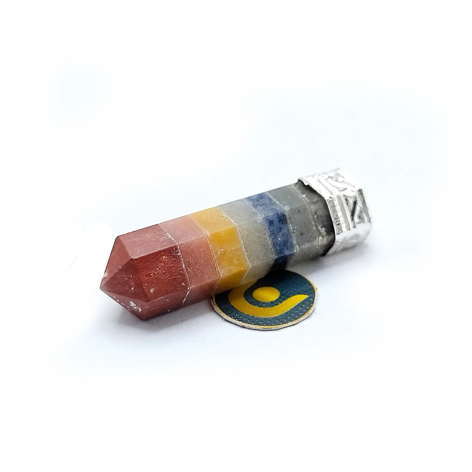 7 Chakra Cap Pencil Pendant - Image 3