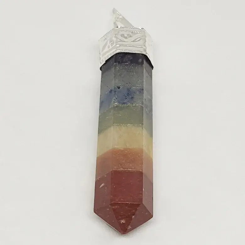 7 Chakra Cap Pencil Pendant - Image 4