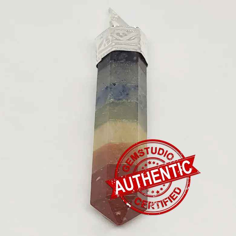7 Chakra Cap Pencil Pendant - Image 5