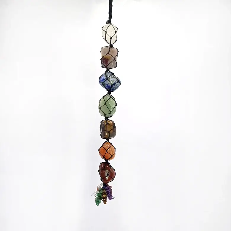 7 Chakra Car Hanging Stones - Image 4