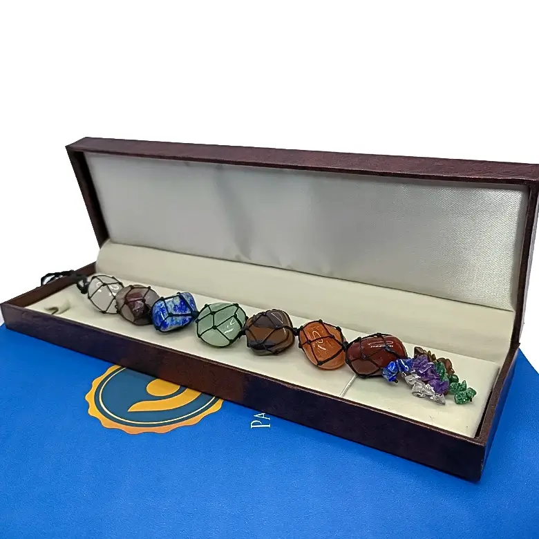 7 Chakra Car Hanging Stones - Image 8