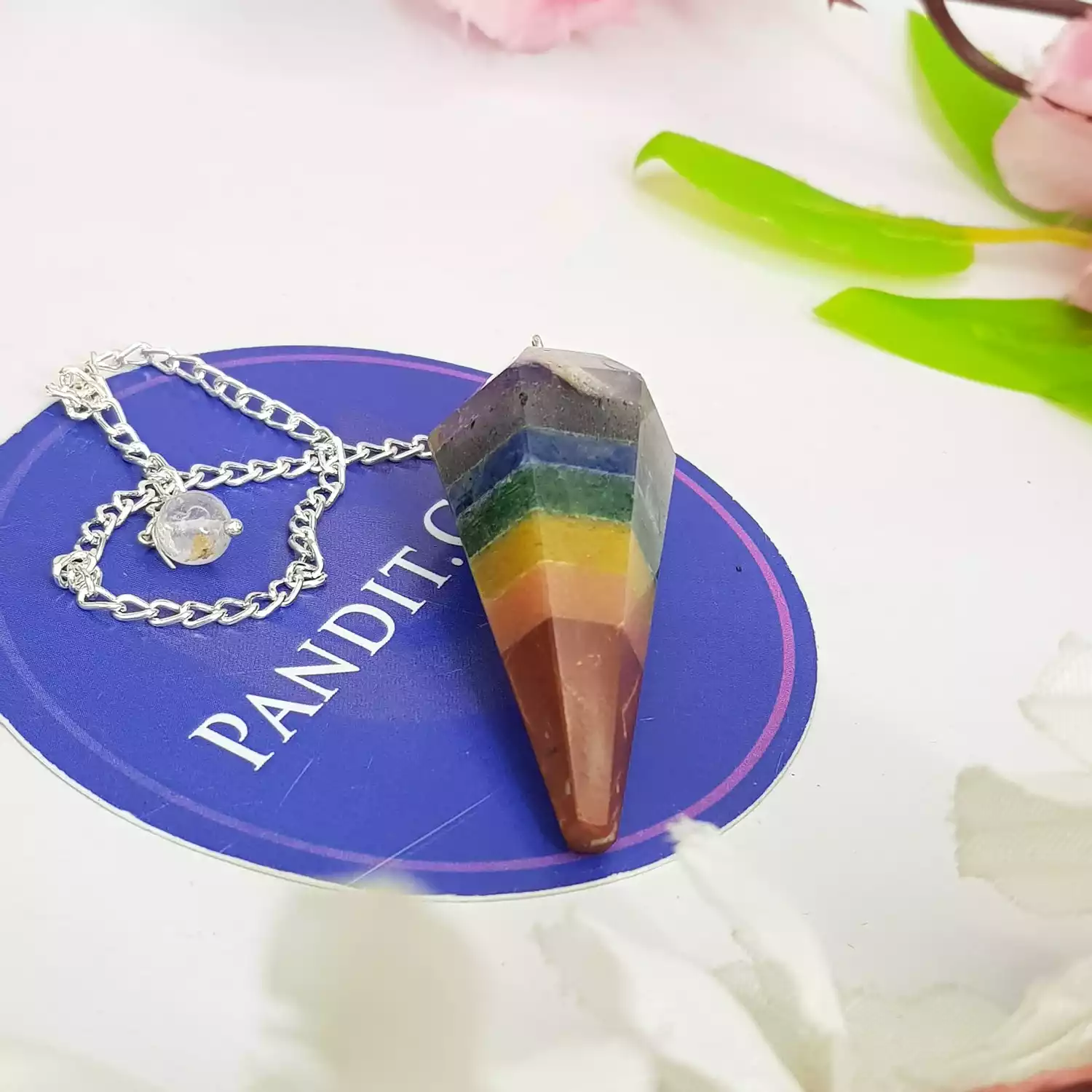 7 Chakra Dowsing Pendulum - Image 2