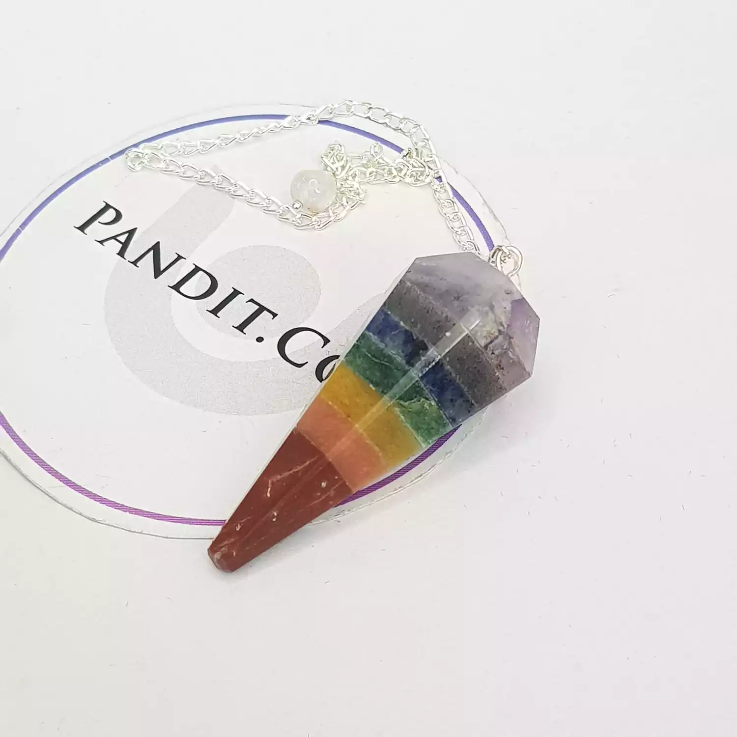7 Chakra Dowsing Pendulum - Image 3