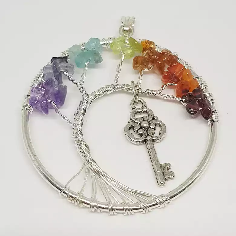 7 Chakra Key Pendant - Image 4