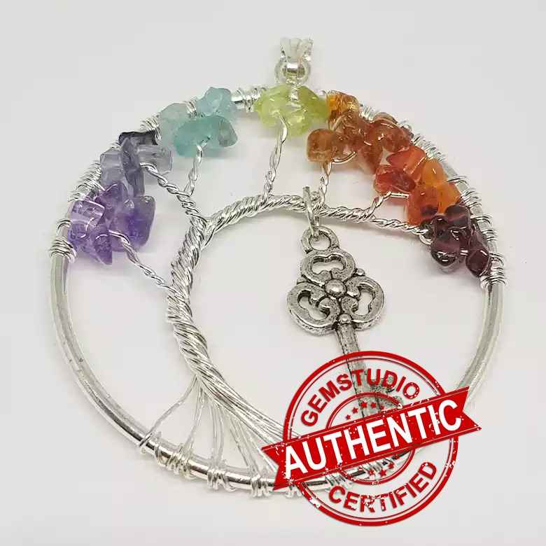 7 Chakra Key Pendant - Image 5