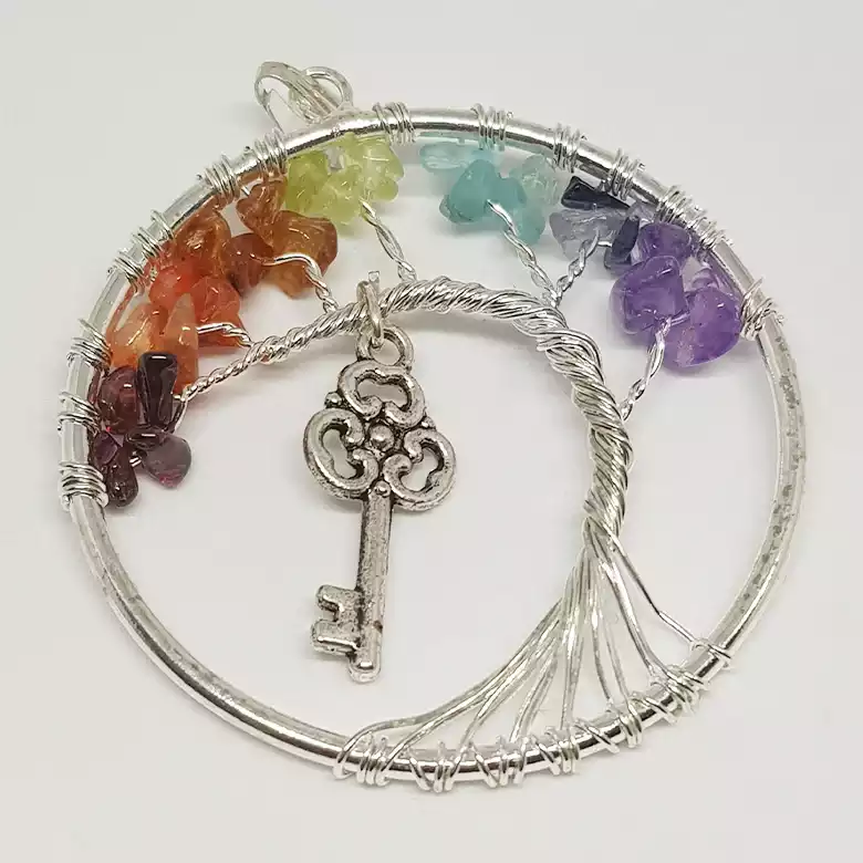 7 Chakra Key Pendant - Image 6