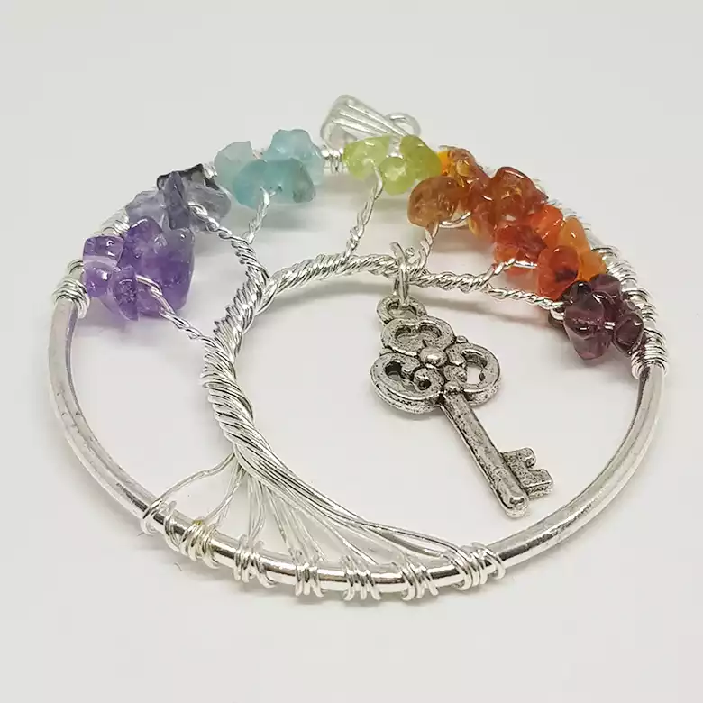 7 Chakra Key Pendant - Image 7