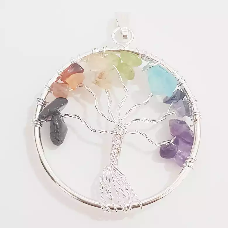 7 Chakra Tree of Life Pendant - Image 7
