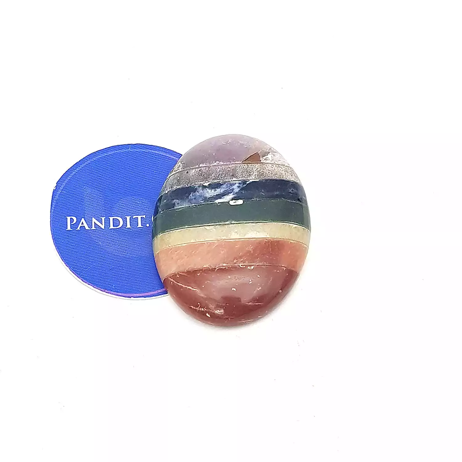 7 Chakra Worry Stone - To Clear Confusion & Divine Protection - Image 4