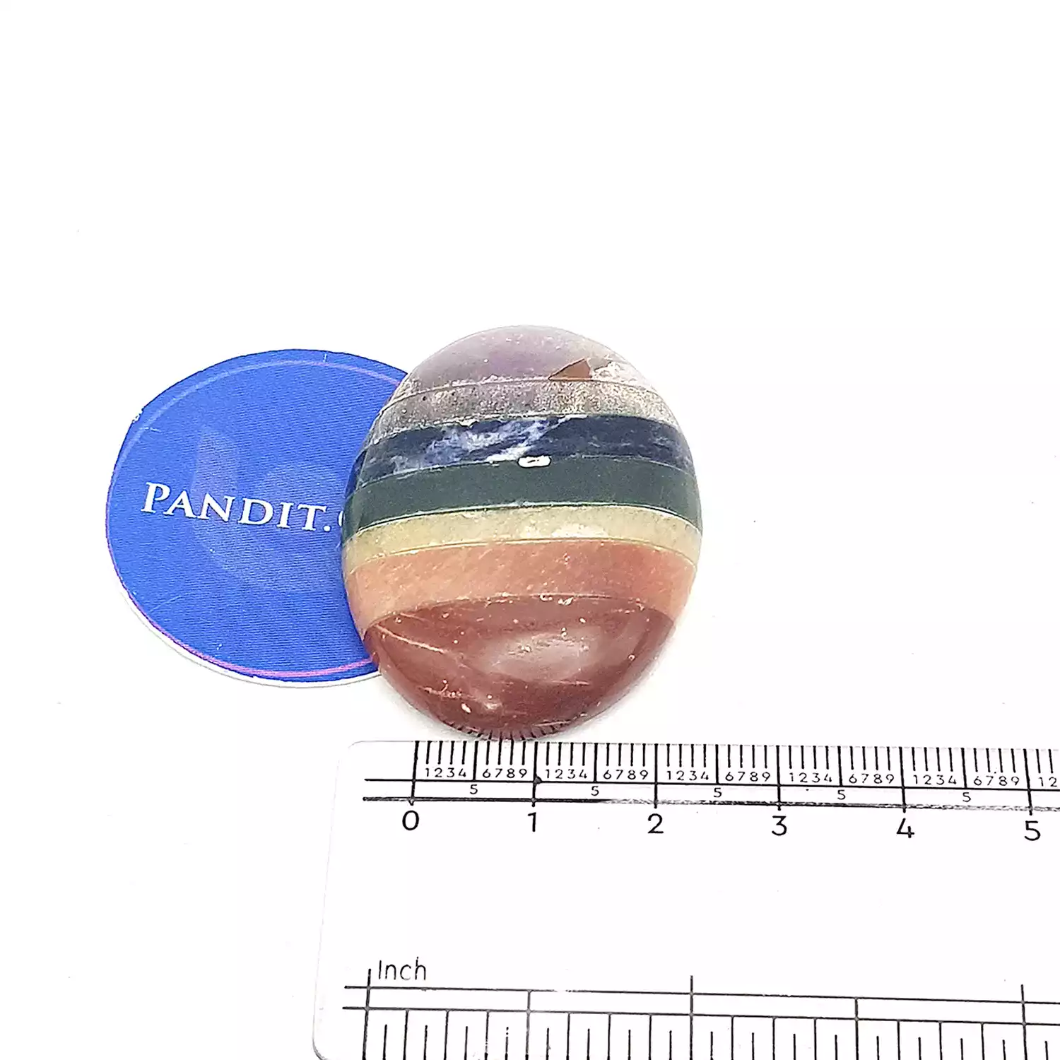 7 Chakra Worry Stone - To Clear Confusion & Divine Protection - Image 5