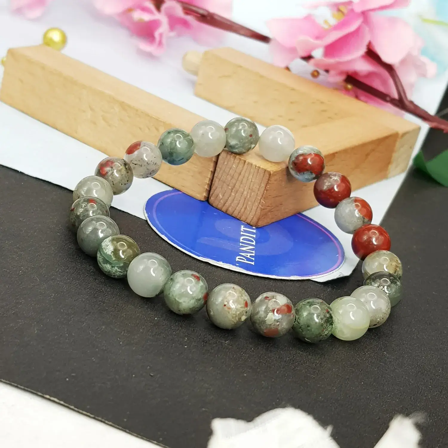 African Bloodstone Bracelet - To Remove Fears & Bring Hopes