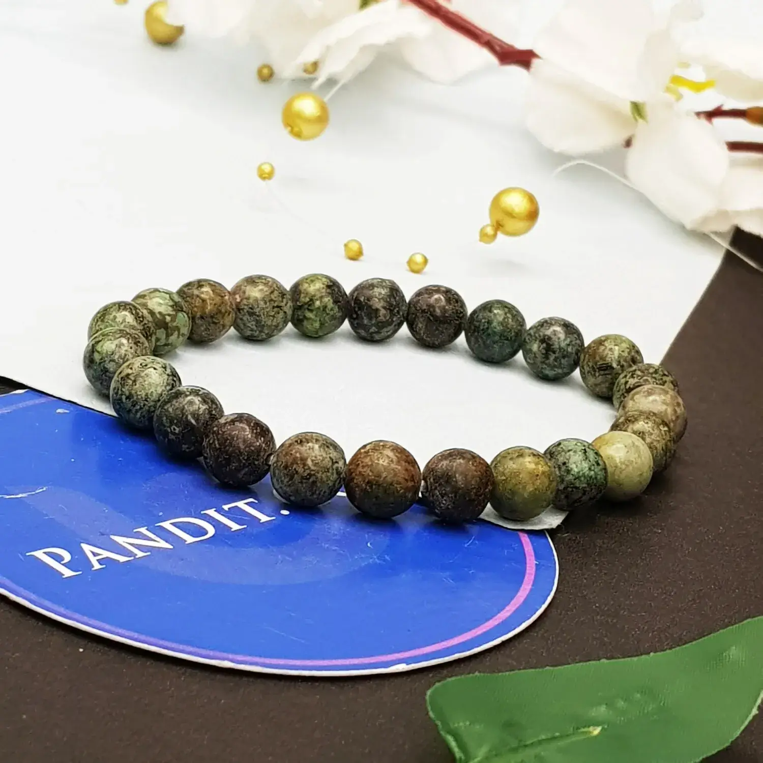 African Turquoise Bracelet - To Be Intelligent and Royal