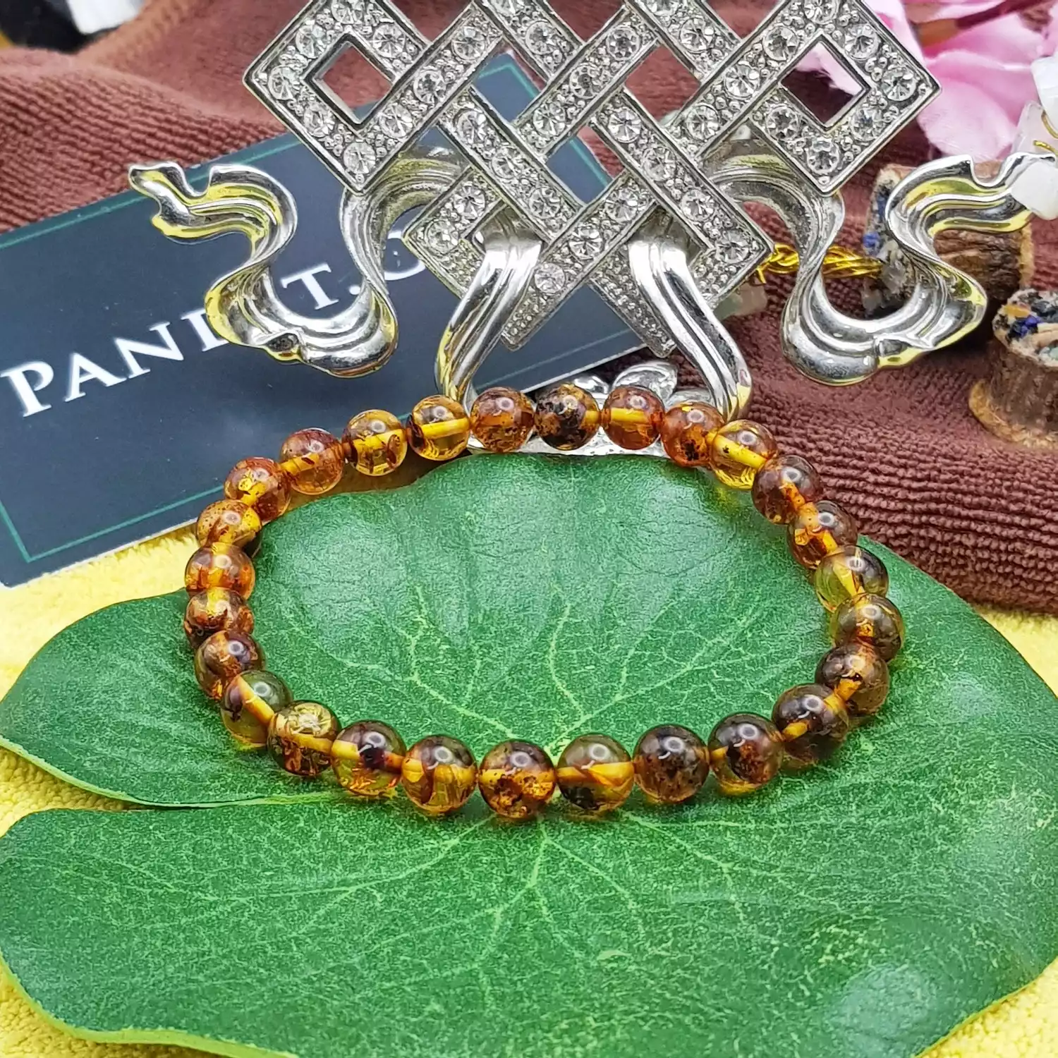 Natural Amber Bracelet - For Self-Dependent & Ideal Physique - Image 3
