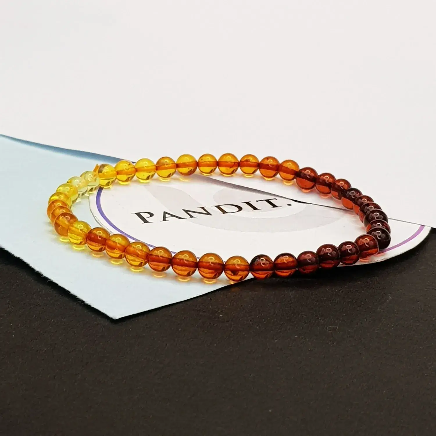 Natural Amber Premium Bracelet - To Heal Weak Metabolism - Image 3
