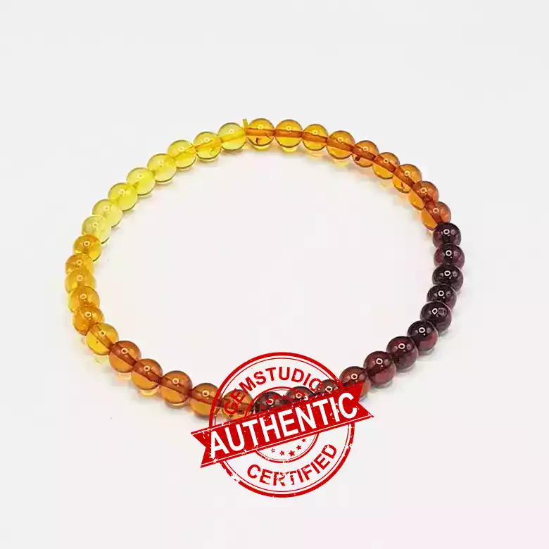 Natural Amber Premium Bracelet - To Heal Weak Metabolism - Image 4