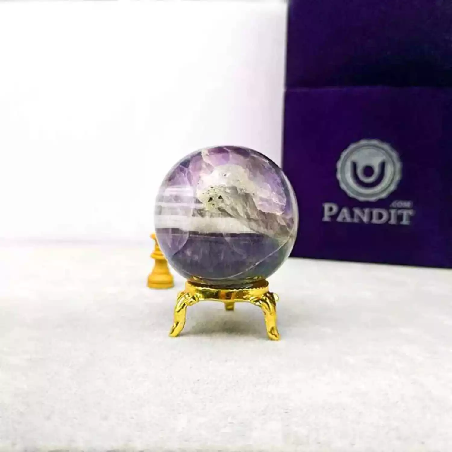 Amethyst Crystal Ball - To Absorb Negativity & Enhance Harmony - Image 4