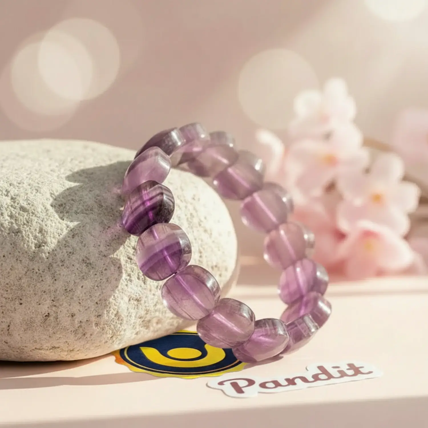 Amethyst Oval Faceted Bracelet - To Grow Business & Finances - Image 3