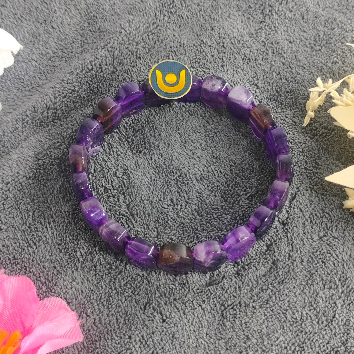 Amethyst Oval Faceted Bracelet - To Grow Business & Finances - Image 4