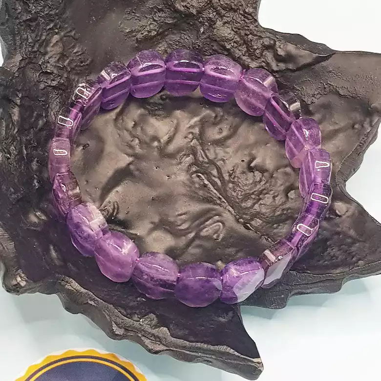 Amethyst Oval Faceted Bracelet - To Grow Business & Finances - Image 6