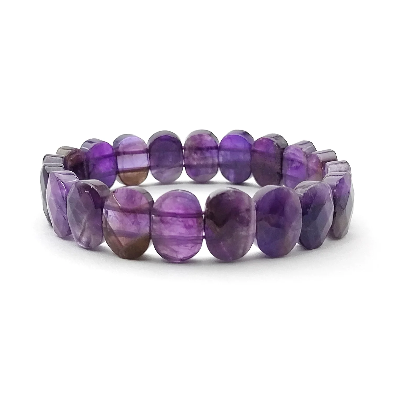 Amethyst Oval Faceted Bracelet - To Grow Business & Finances - Image 7