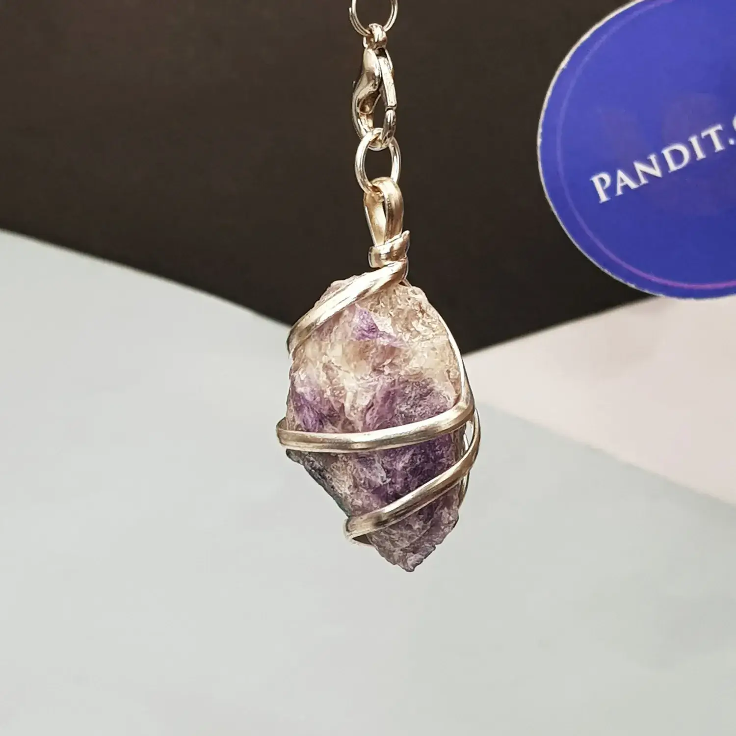Amethyst Spiral Pendant - Image 3