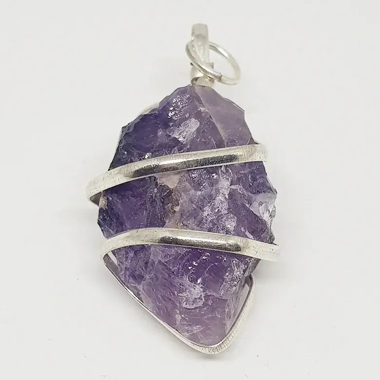 Amethyst Spiral Pendant - Image 4