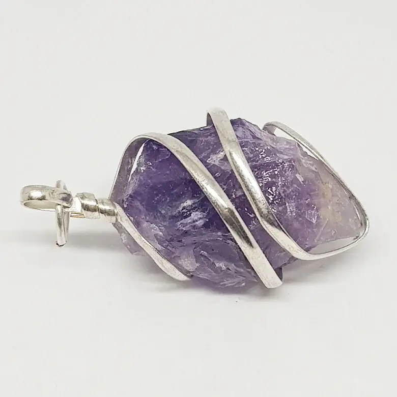 Amethyst Spiral Pendant - Image 6