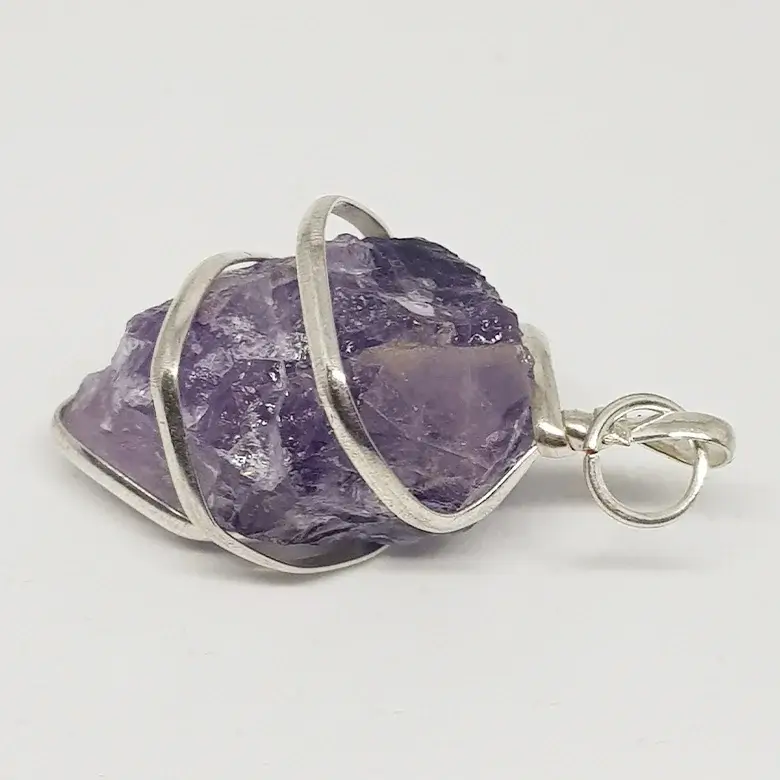 Amethyst Spiral Pendant - Image 7