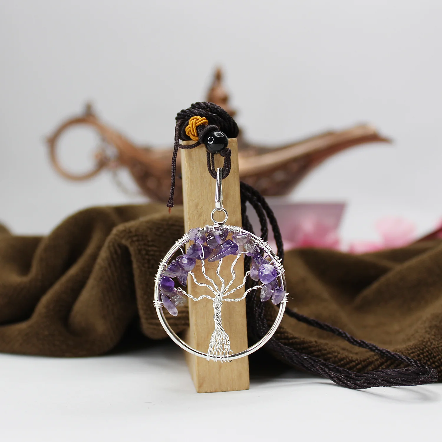 Amethyst Tree of Life Pendant - Image 3