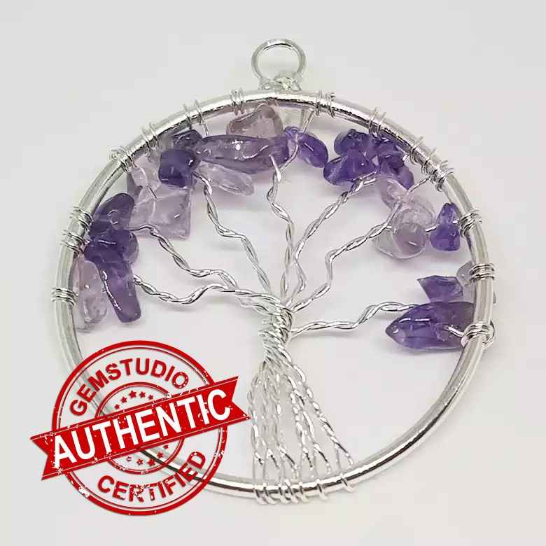 Amethyst Tree of Life Pendant - Image 6