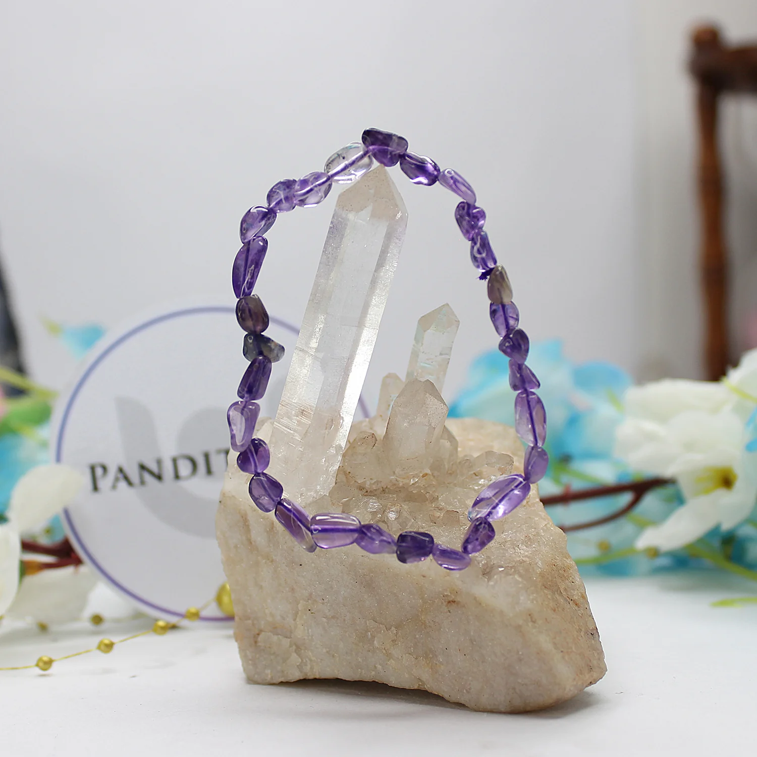 Amethyst Tumble Bracelet - To Stabilize the Financial Status - Image 4