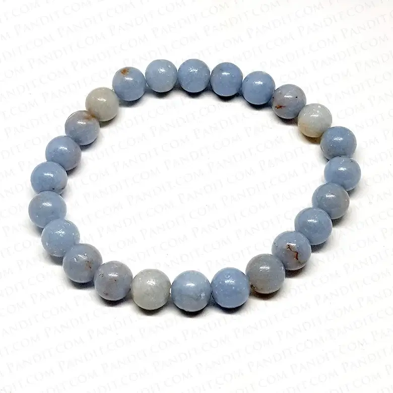 Angelite Bracelet - To Heal Anxiety and Panic Attacks - Image 5
