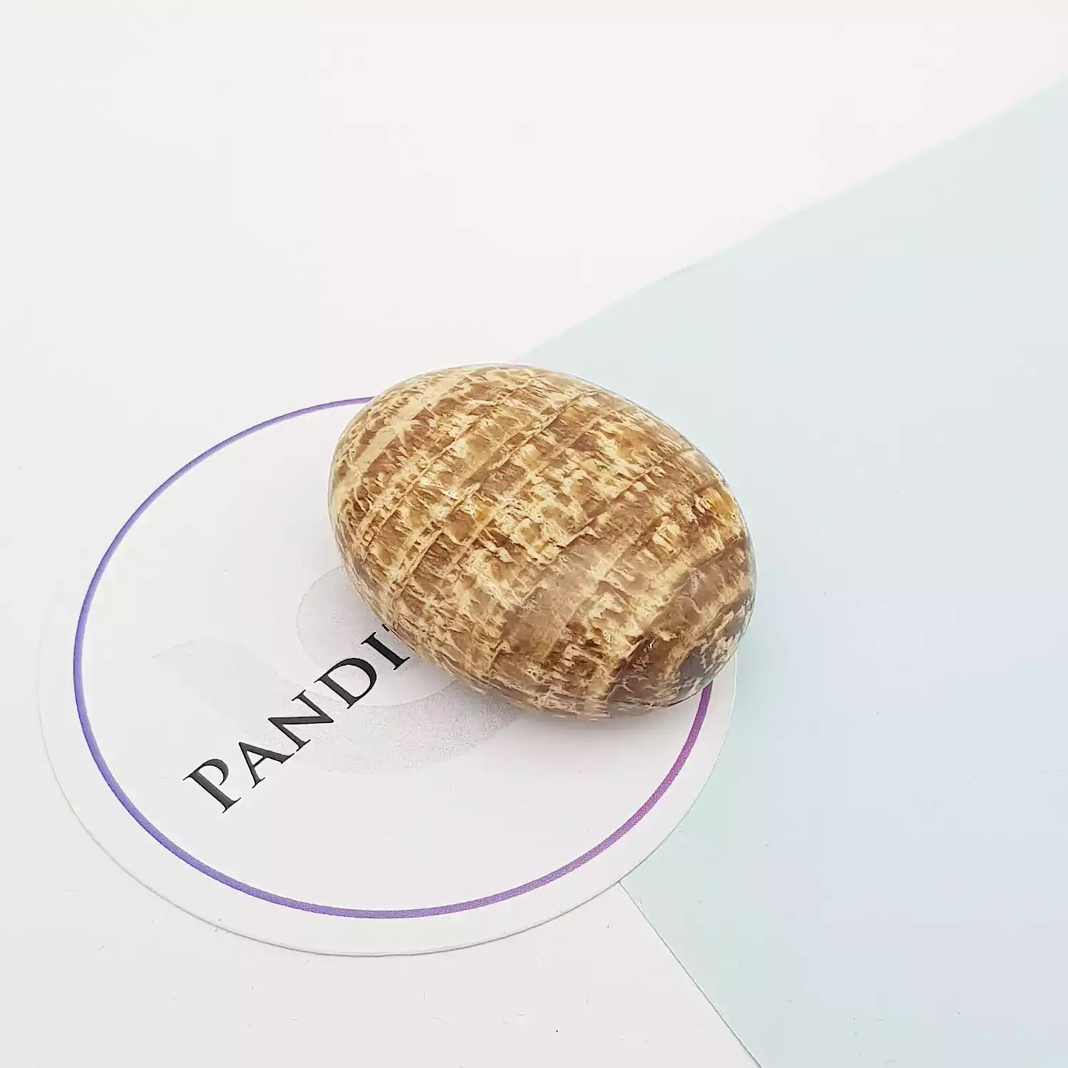 Aragonite Healing Crystal Palm Stone - Image 3