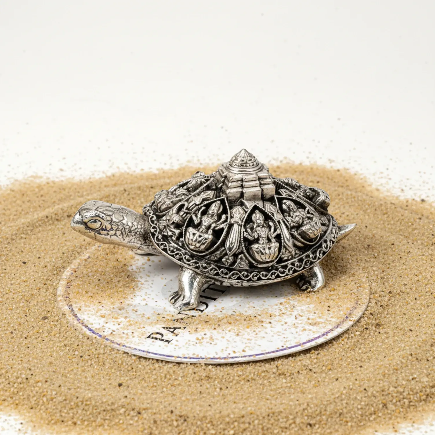 Ashtalakshmi Tortoise with Shree Yantra - For Wealth & Prosperity - Image 2
