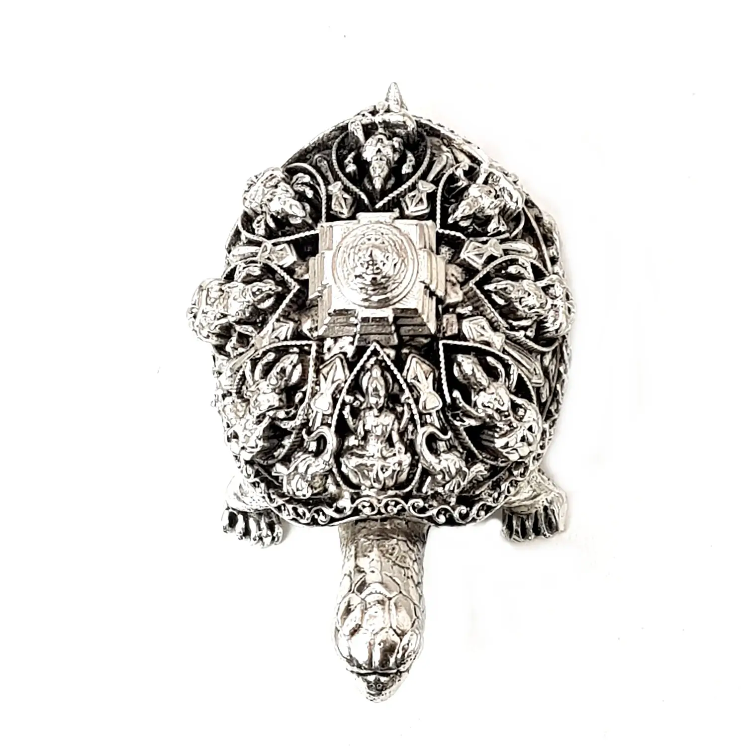 Ashtalakshmi Tortoise with Shree Yantra - For Wealth & Prosperity - Image 4