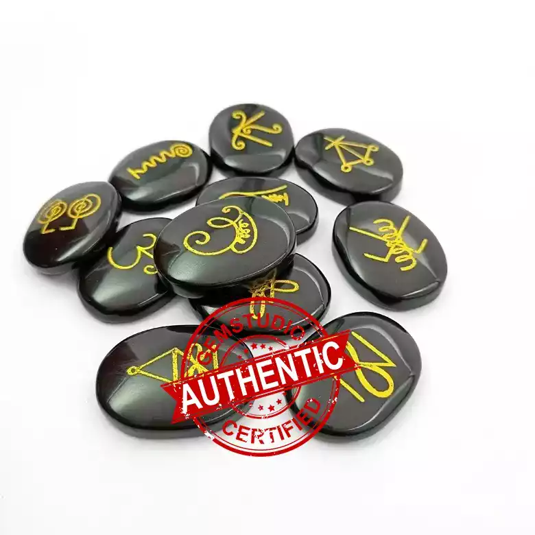 Black Agate Karuna Reiki Symbol Set - For Energy Protection - Image 3