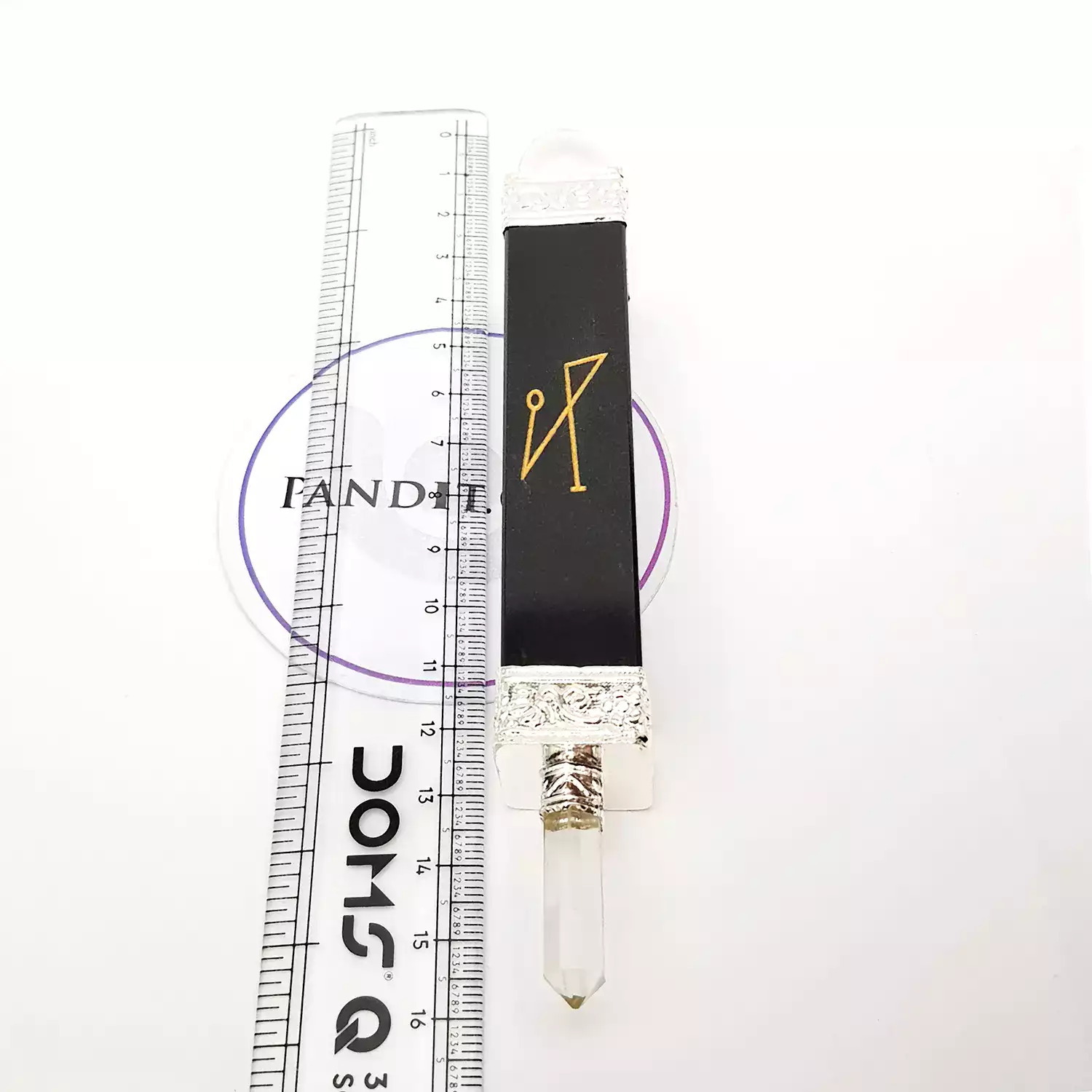 Black Banded Agate Healing Stone Wand - To Relieves Stress - Image 3