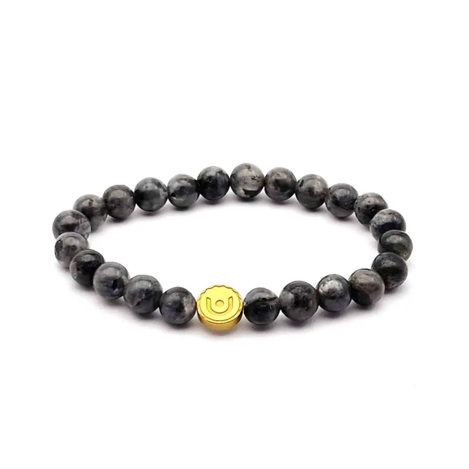 Black Labradorite Bracelet - For Chakra Balancing & Boost Intuition - Image 5