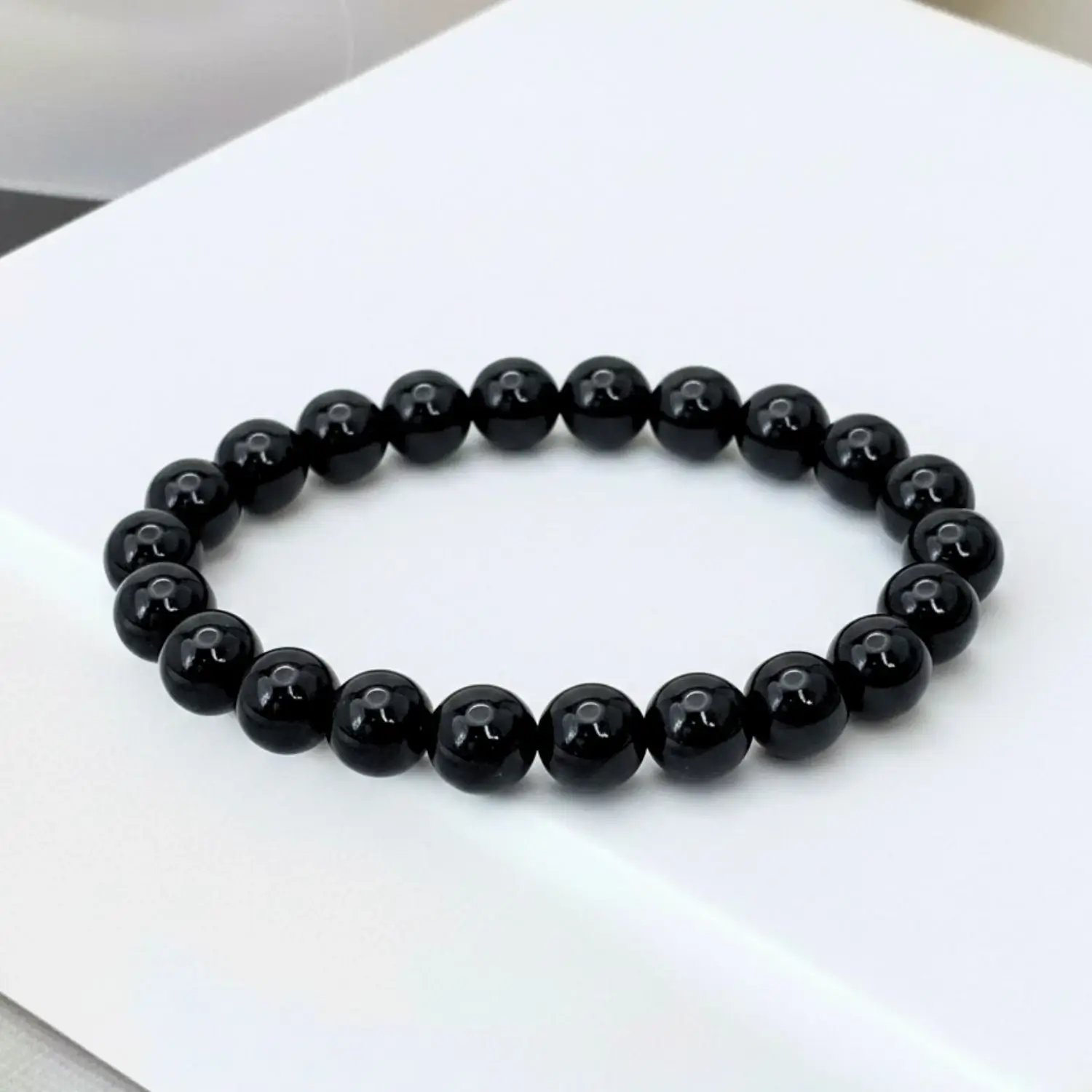 Black Obsidian Bracelet - For Stability And The Right Path - Image 3