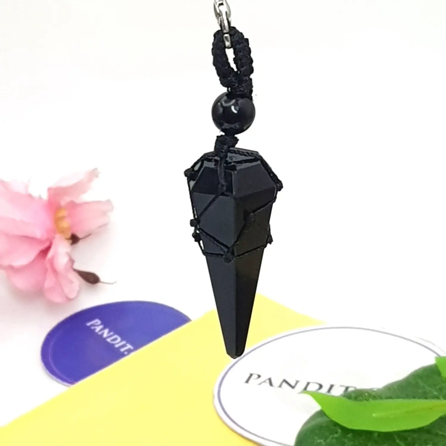 Black Obsidian Dowsing Pendulum - Image 6