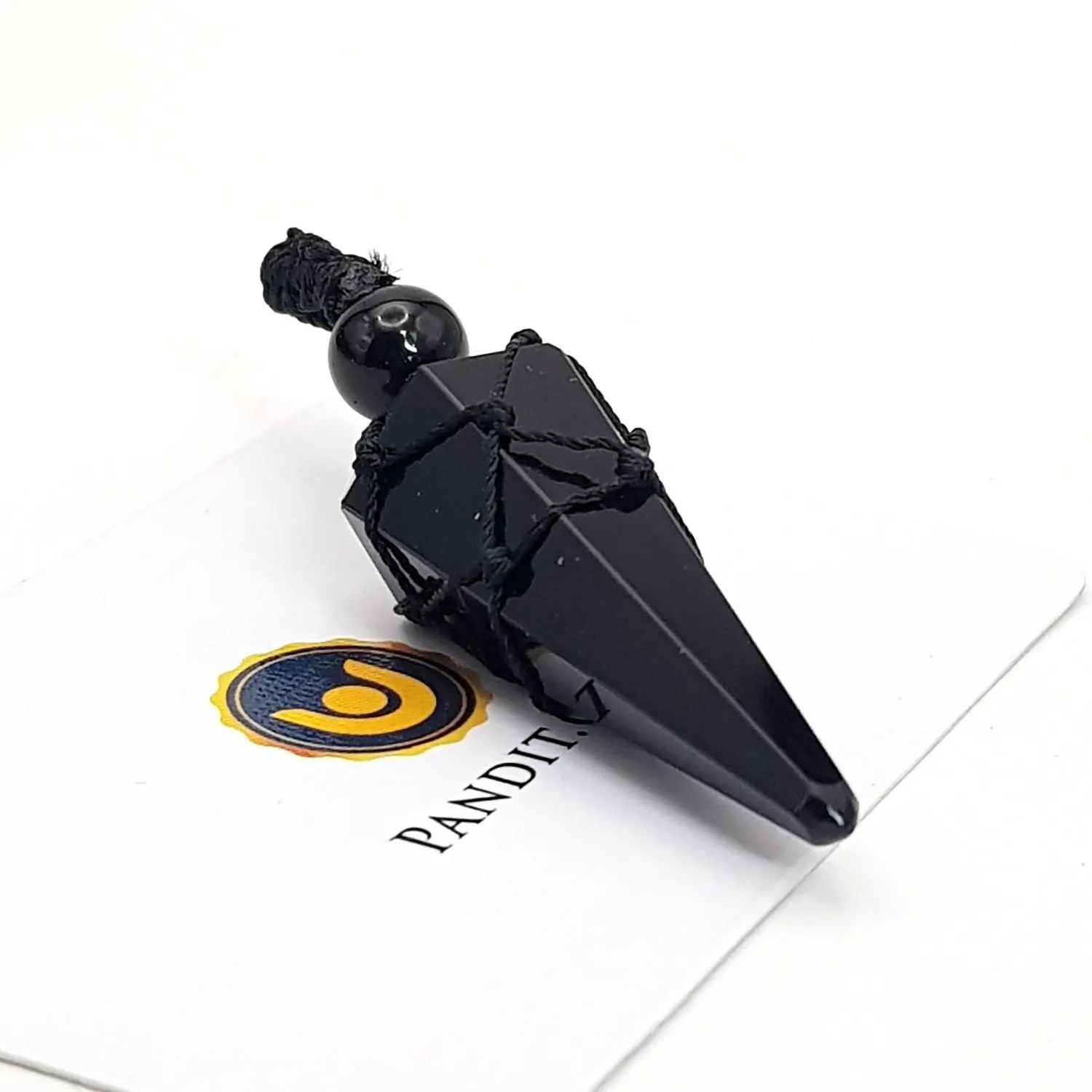 Black Obsidian Dowsing Pendulum - Image 7