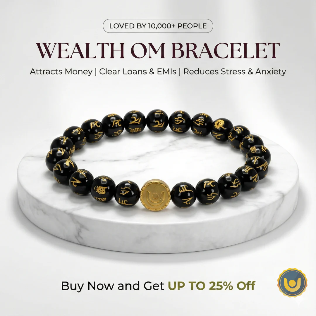 Black Onyx Om Mani Padme Hum Bracelet - For Enlightenment