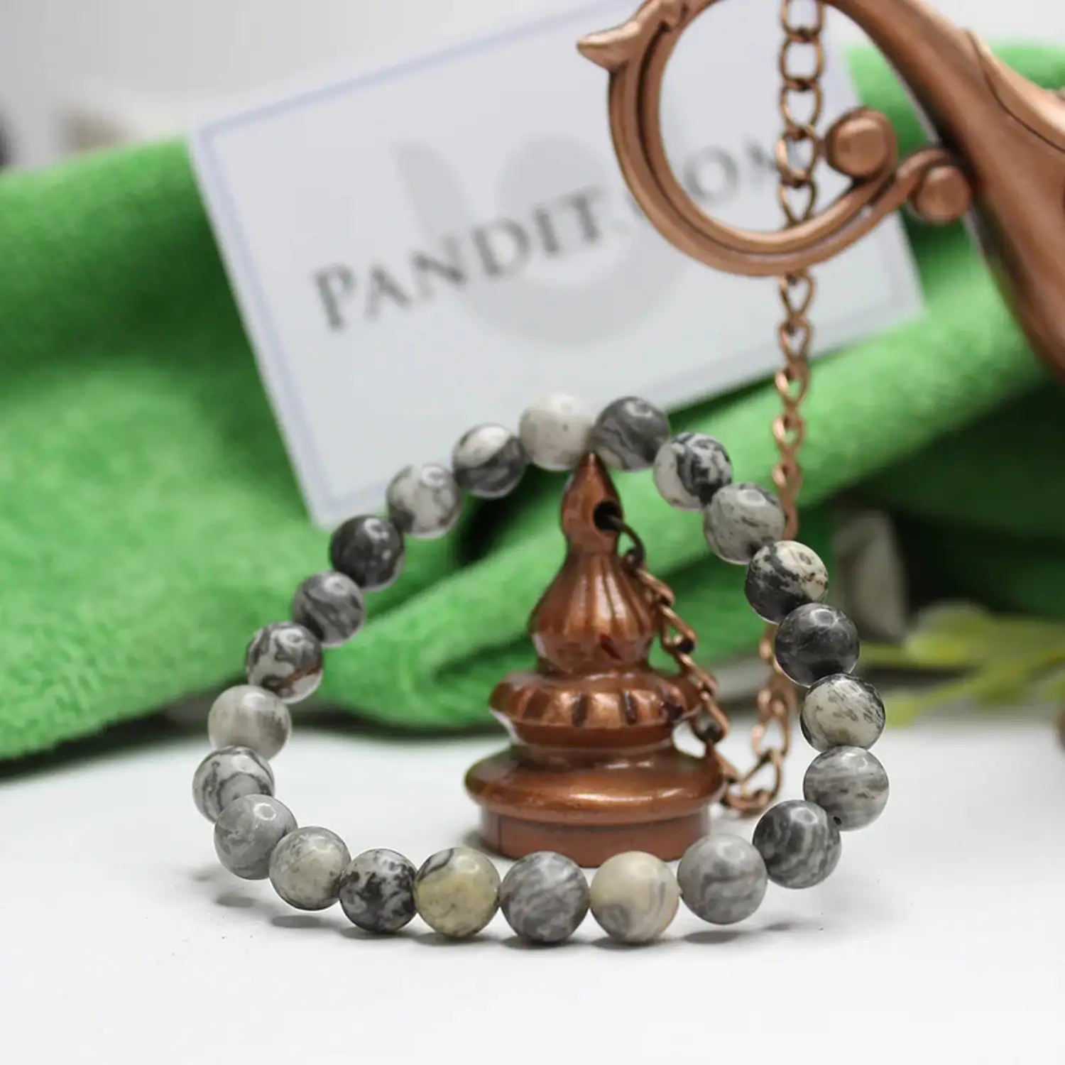 Black Picasso Jasper Bracelet - For Happy and Satisfied Life - Image 2