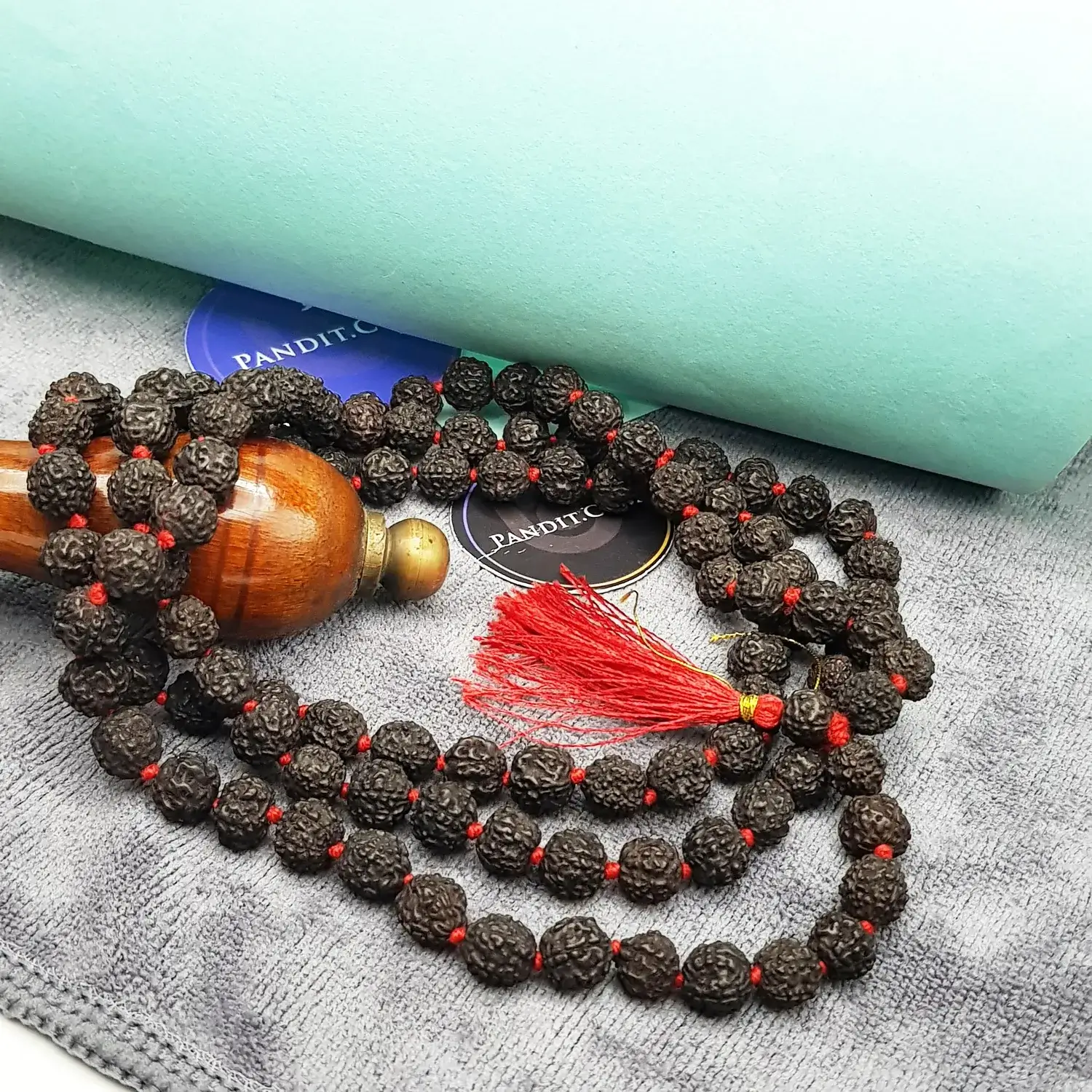 Black Rudraksha Mala - To Develop Focus & Kill Depression - Image 2