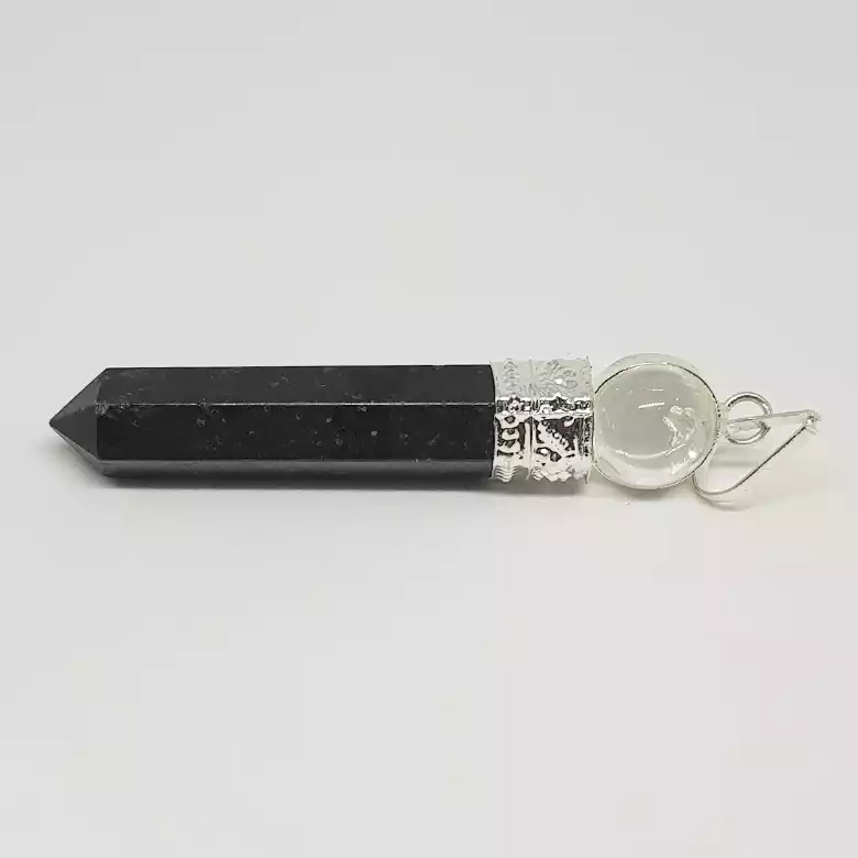Black Tourmaline 7 Chakra Pendant - Image 6