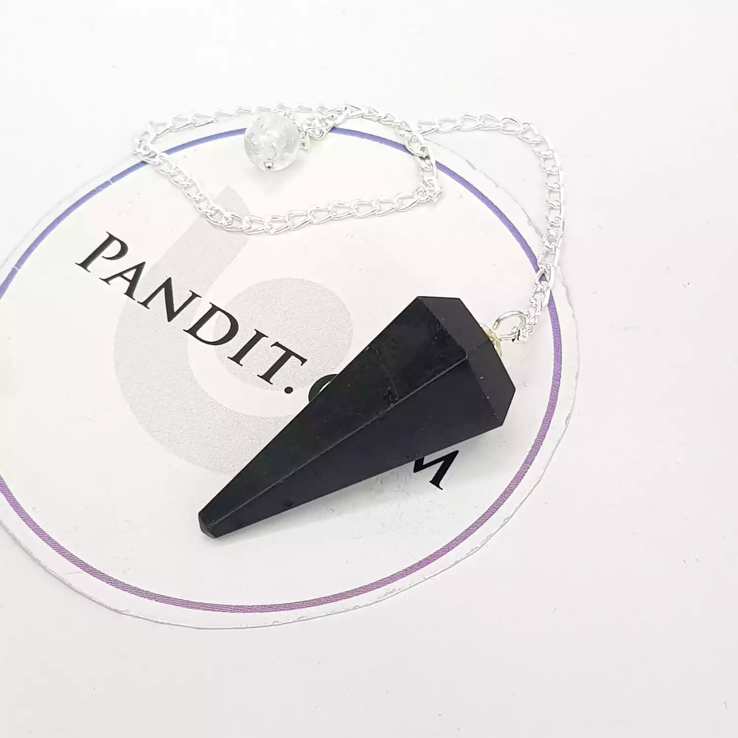 Black Tourmaline Dowsing Pendulum - Image 3