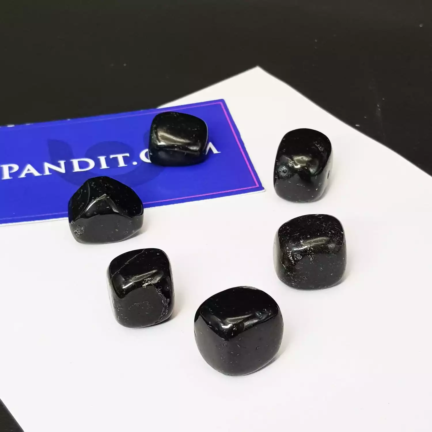 Black Tourmaline Tumble Stones - Image 3