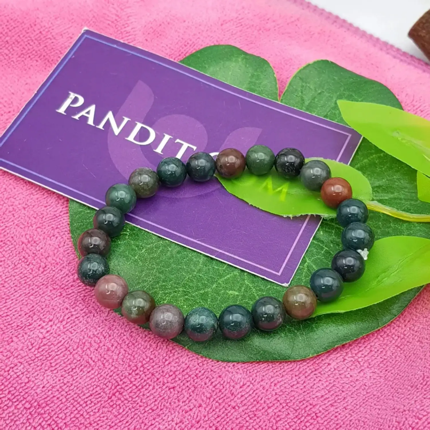 Blood Agate Bracelet - To Gain Confidence and Courage - Image 2