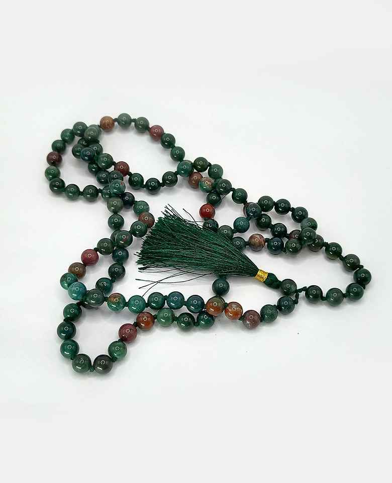 Blood Agate Mala - To Boost Fertility & Give Courage - Image 6